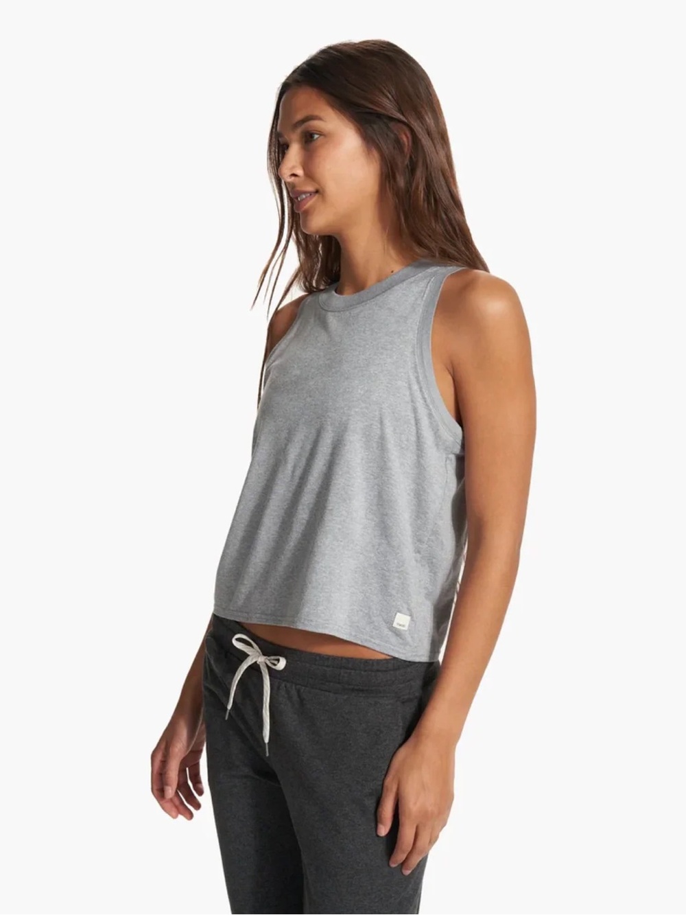 Vuori Energy Top Heather Gray
